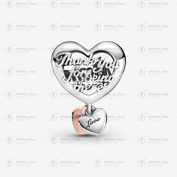 Pandora Thank You Mum Heart Charm - Picture 3 of 6